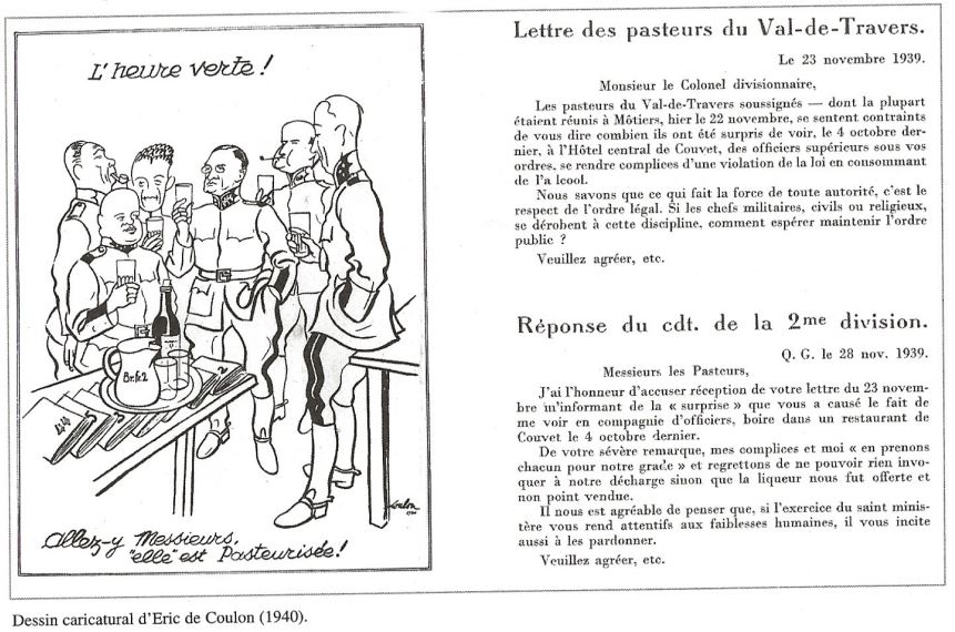Lettre des pasteurs du Val-de-Travers