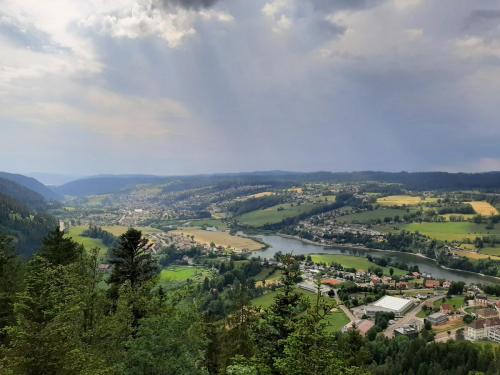 Depuis le sommet de la tour